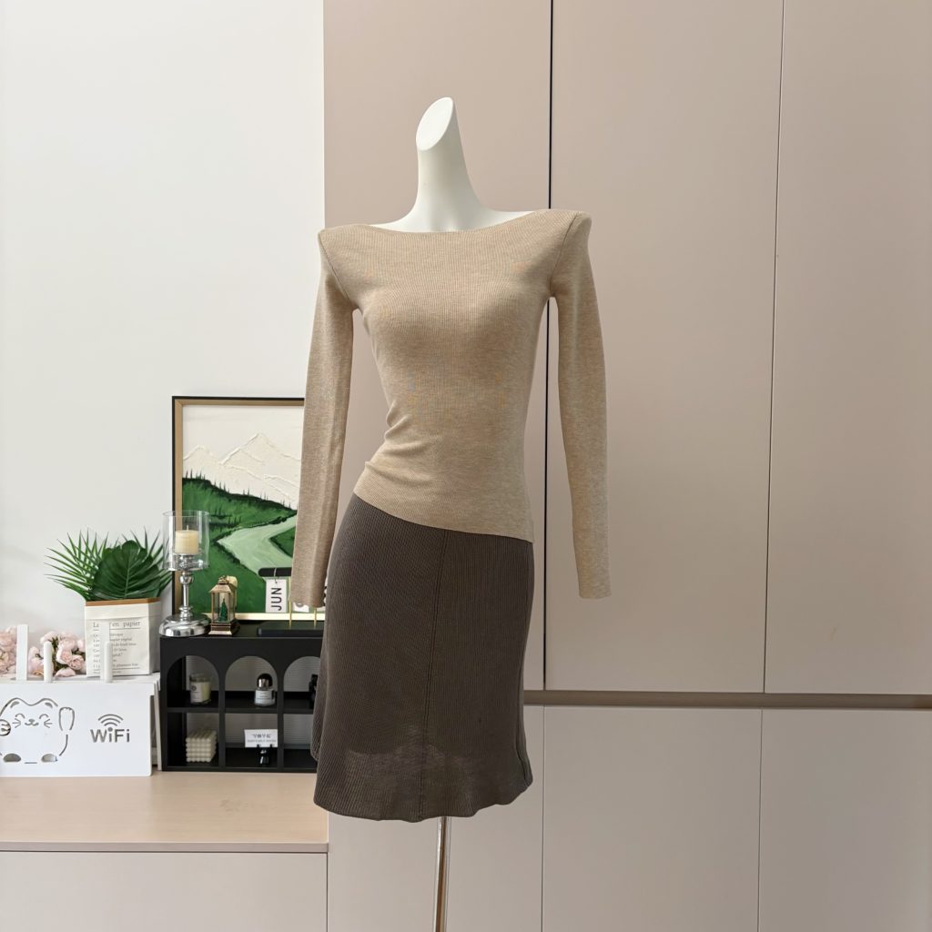 Korean Light Mature Style Knit Skirt Set 2026 Spring Women's New Arrival